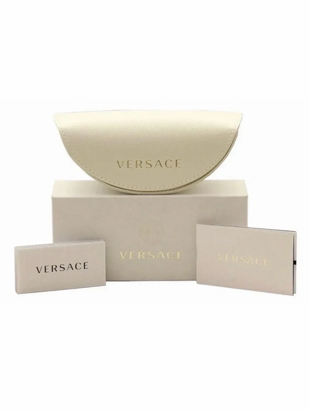 New Versace VE2054 100187 Oversized Shield Sunglasses in Black Authentic
